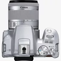 Canon EOS 250D Body, Silver + EF-S 18-55mm f/4-5.6 IS STM Lens Product Top View