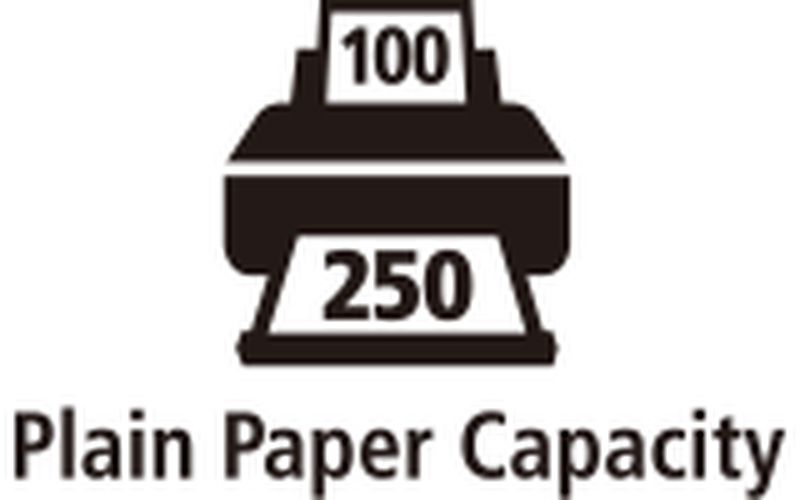 350-sheet capacity