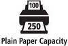 350 sheet plain paper capacity