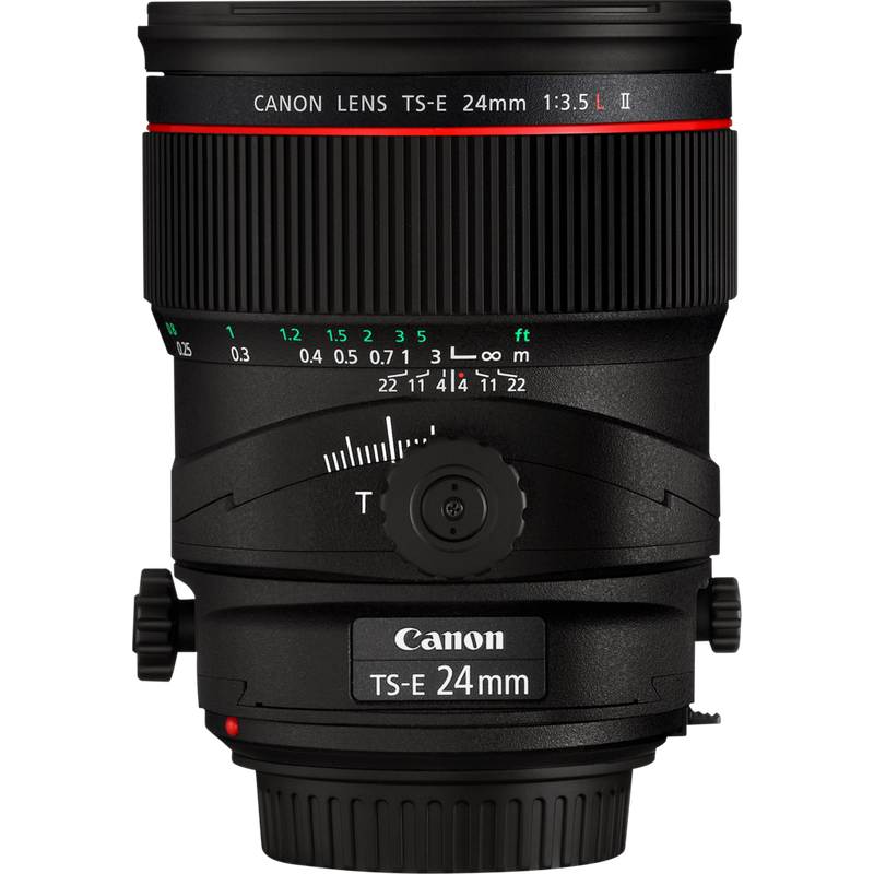 Canon TS-E 24mm f/3.5L II Lens Product Front View