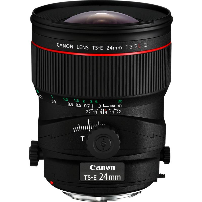 Canon TS-E 24mm f/3.5L II Lens Product Front View