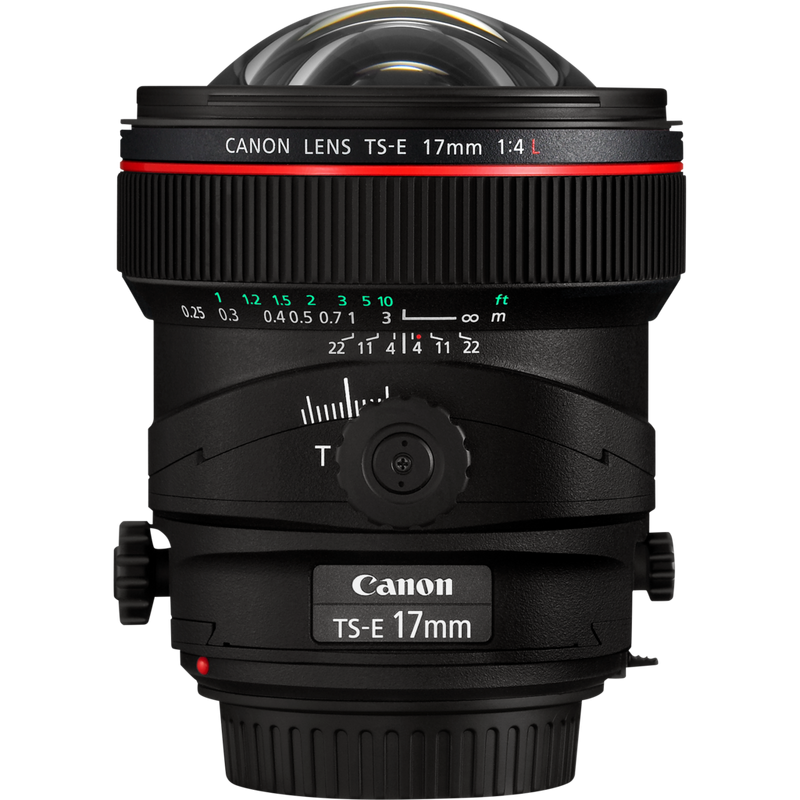 Canon TS-E 17mm f/4L Lens Product Front View
