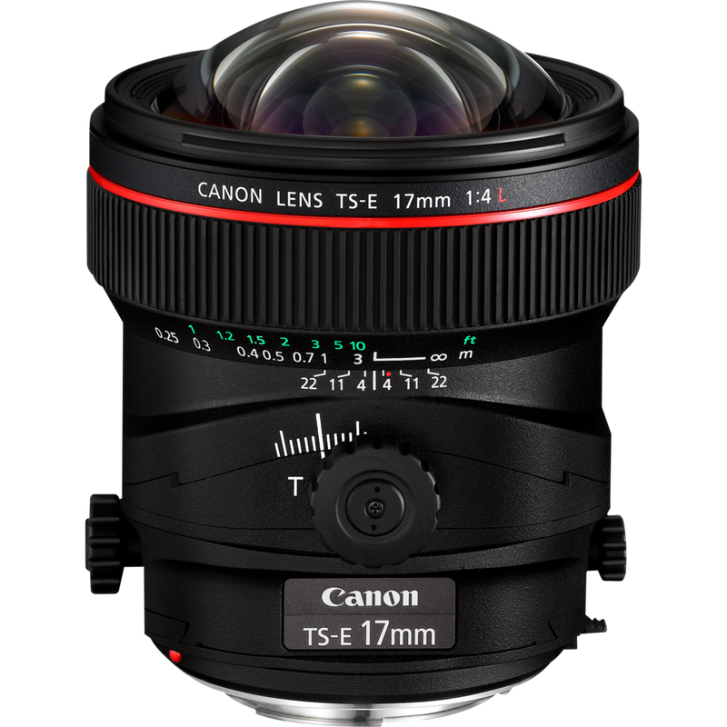 Canon TS-E 17mm f/4L Lens Product Front View