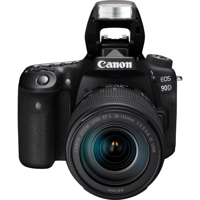 Buy Canon EOS 90D Camera + EF-S18-135mm f/3.5-5.6 IS USM Lens in 
