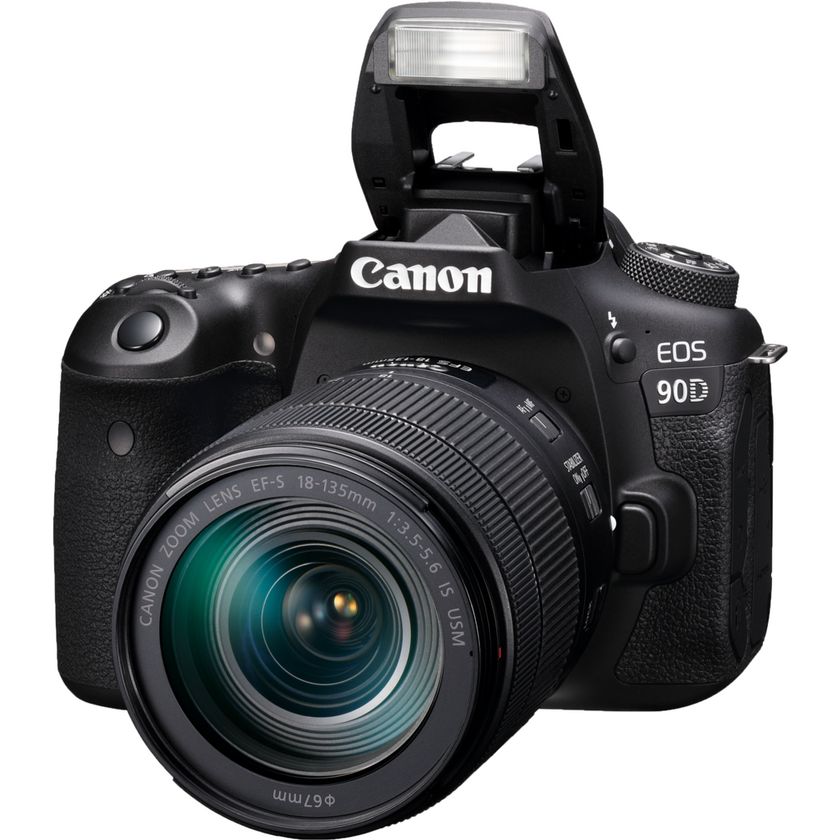 Buy Canon EOS 90D Camera + EF-S 18-135mm IS USM Lens + Backpack + 