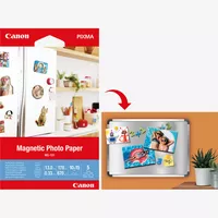 Canon Kreativ-Kit – 5 Papiersorten Produkt Vorderansicht des magnetischen Fotopapiers
