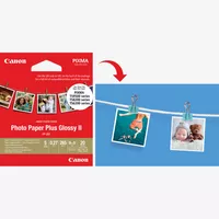 Canon Kreativ-Kit – 5 Papiersorten Produkt Vorderansicht des Glanzpapiers in Größe 9 x 9 cm