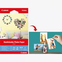 Canon Kreativ-Kit – 5 Papiersorten Produkt Vorderansicht des wiederaufklebbaren Papiers