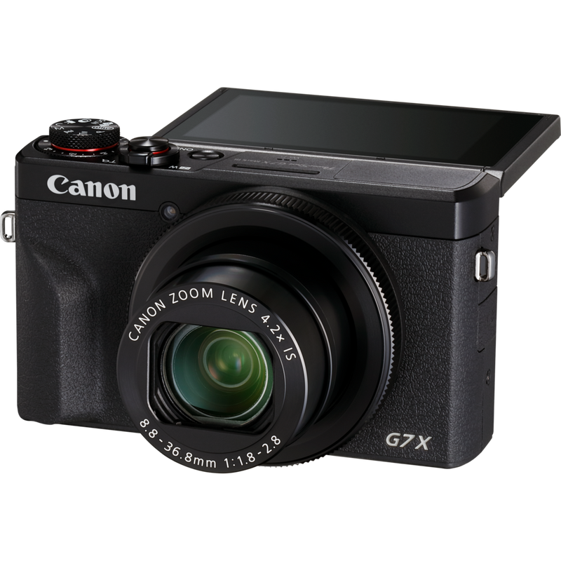 Appareil photo compact Canon PowerShot G7 X Mark III, noir - Vue avant