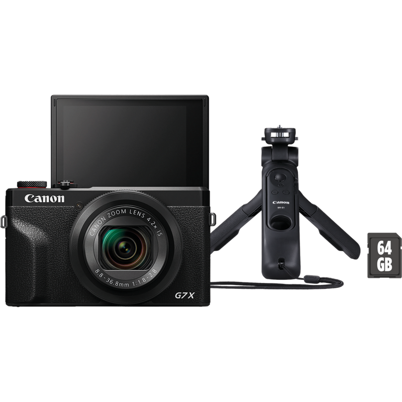 Canon Powershot G7 X Mark III Premium Vlogger Kit, Black