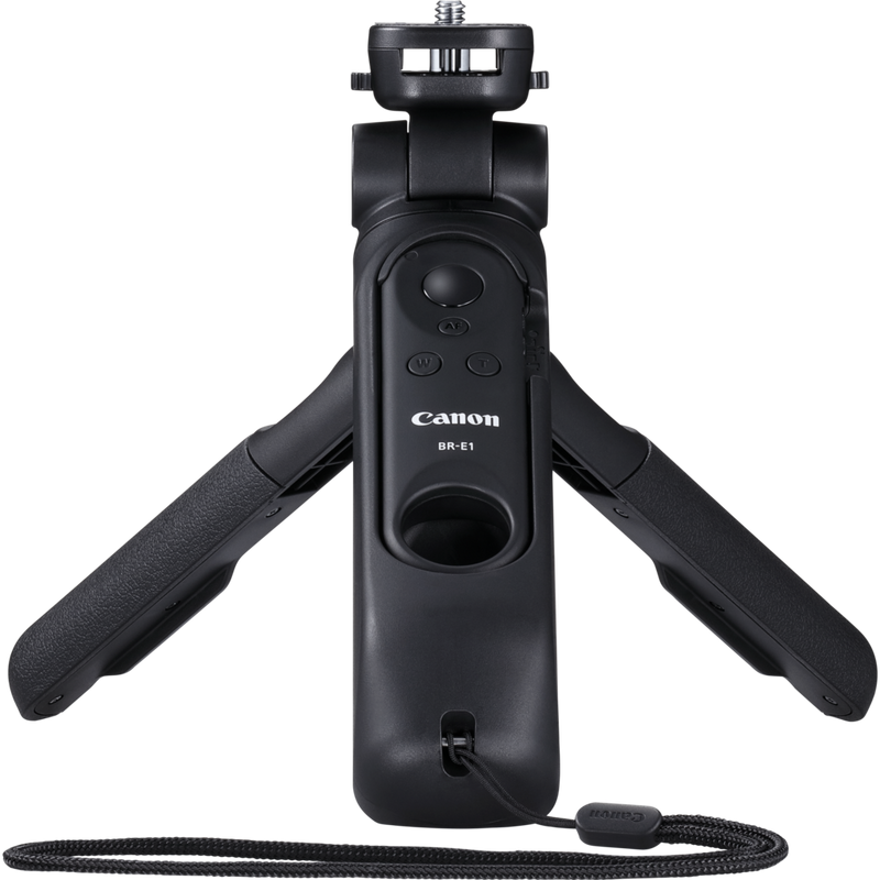 Vista frontal de producto del kit para vloggers premium de Canon PowerShot G7 X Mark III, negro