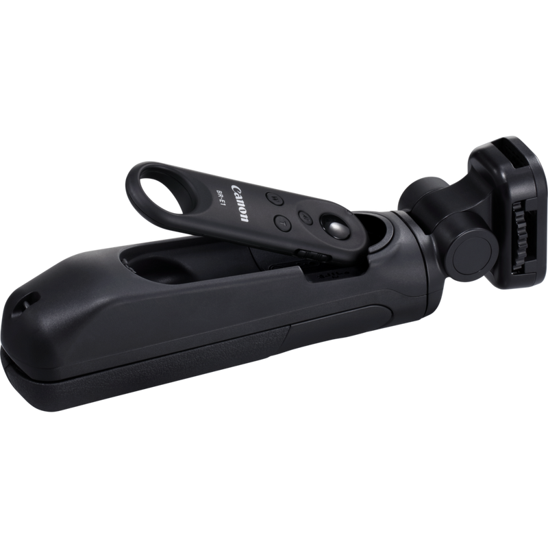 Vista izquierda de producto del kit para vloggers premium de Canon PowerShot G7 X Mark III, negro