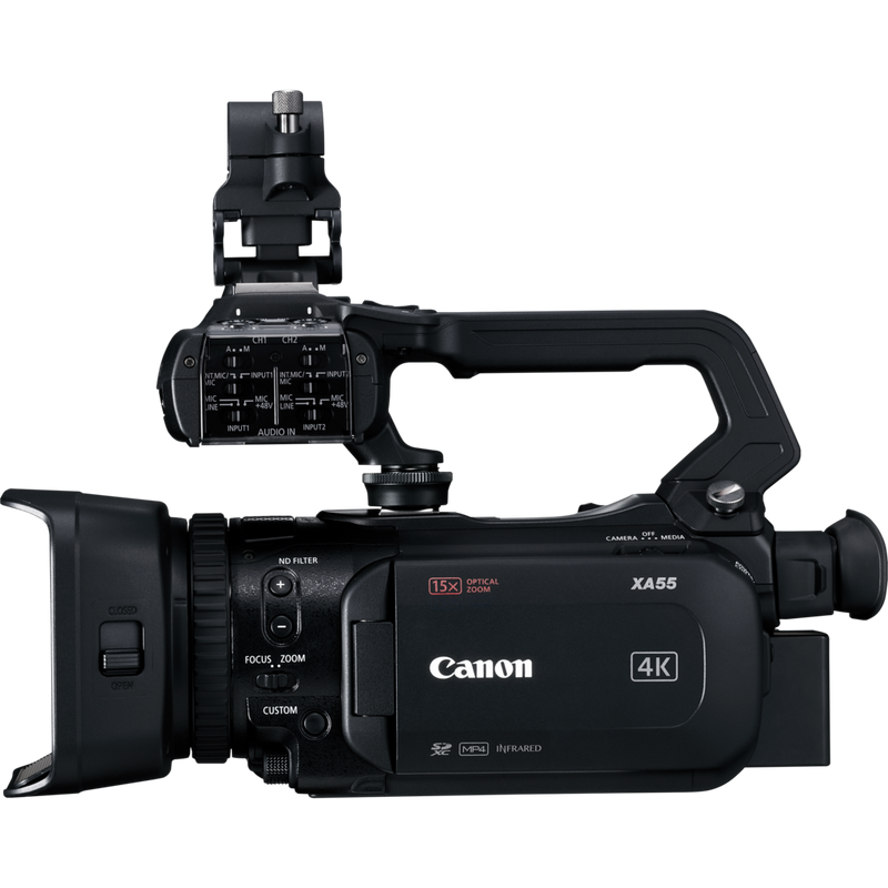 Canon XA55 Camcorder Product Left Side View