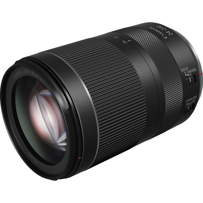 Canon RF 24-240mm F4-6.3 IS USM Lens Product Diagonal View