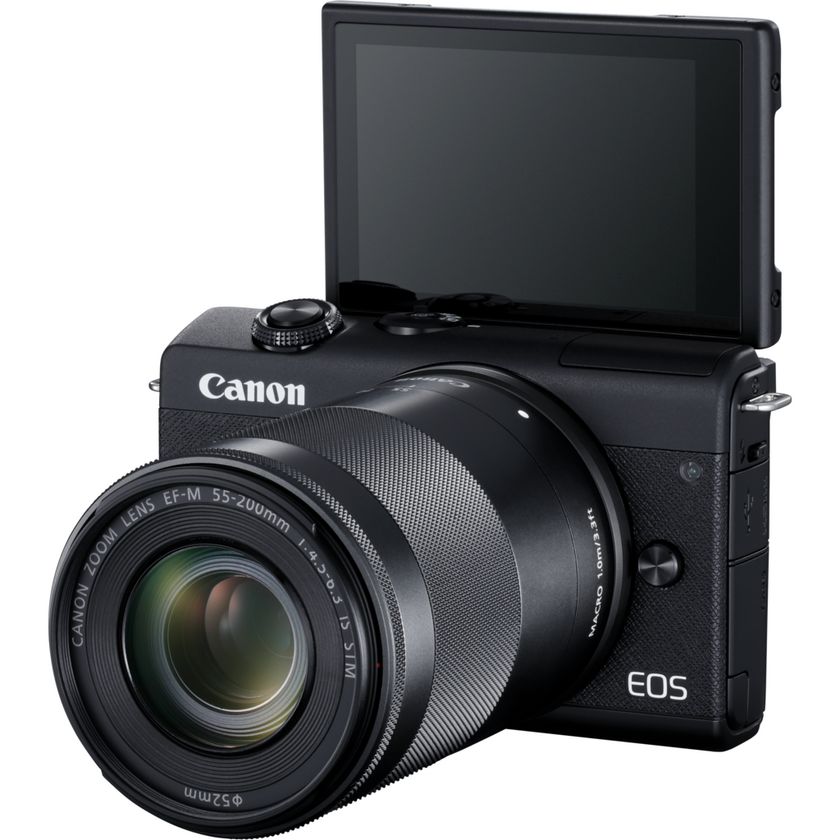 Buy Canon EOS M200 Body - Black + EF-M 15-45mm + EF-M 55 Buy Canon EOS M200 Body - Black + EF-M 15-45mm + EF-M 55