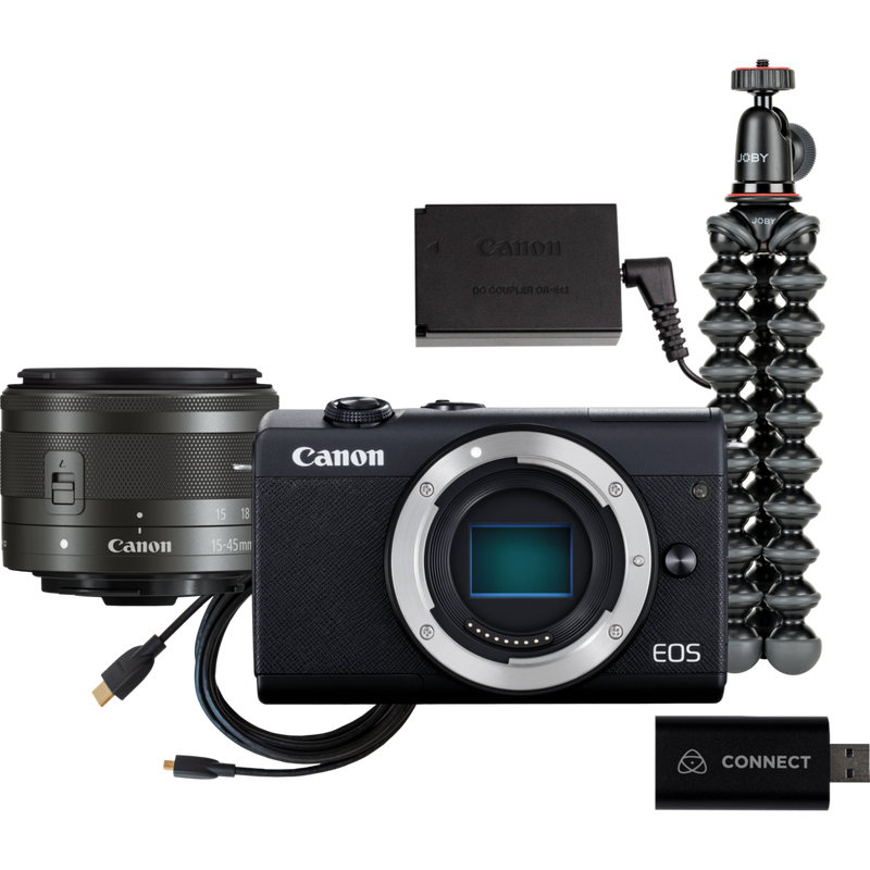 Canon EOS M200 Interchangeable Lens Live Streaming Kit