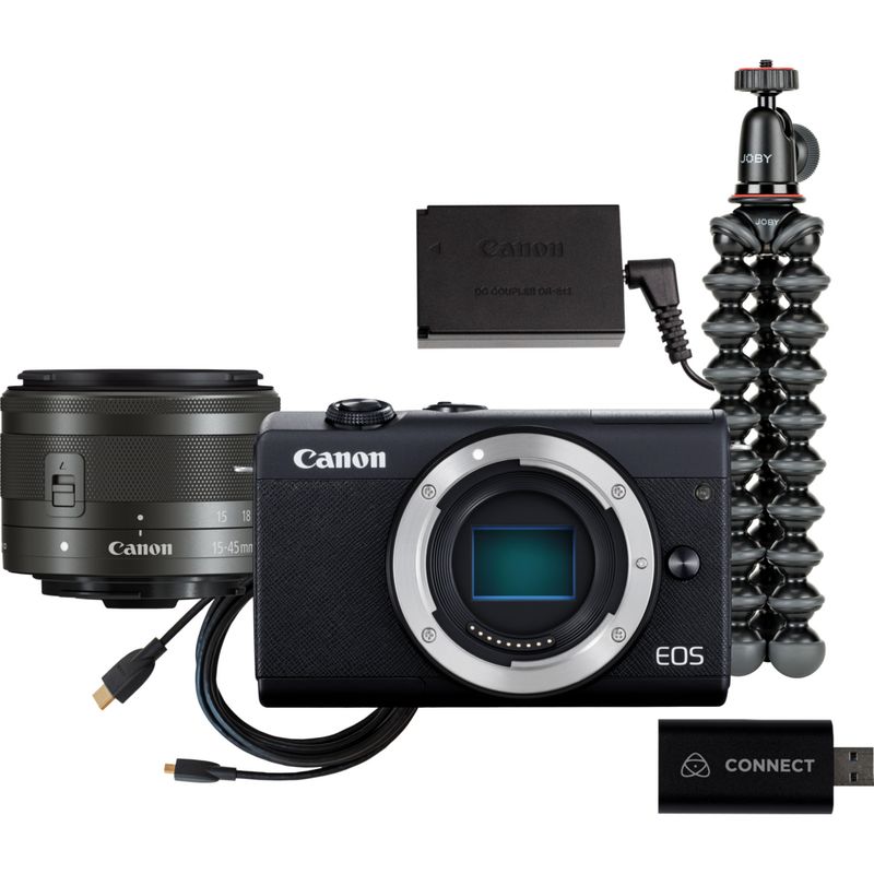 Buy Canon EOS M200 Interchangeable Lens Live Streaming Kit in WiFi