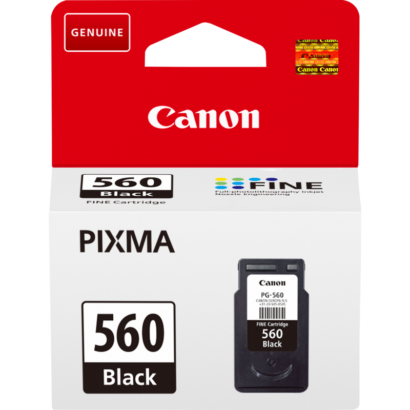 Canon PG-560 Black Ink Cartridge Product Front View