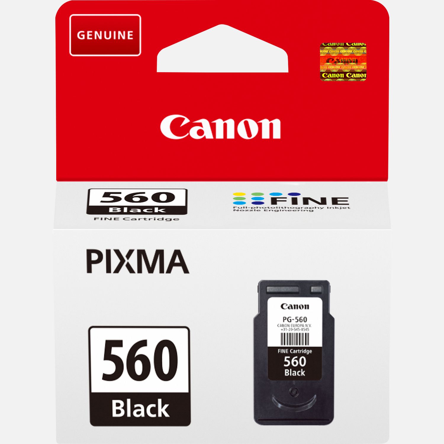 Canon PG 560 Black Ink Cartridge Canon Ireland Store