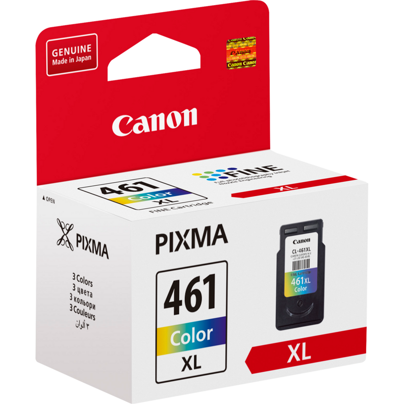 Canon CL-461XL High Yield Colour Ink Cartridge Product Left View