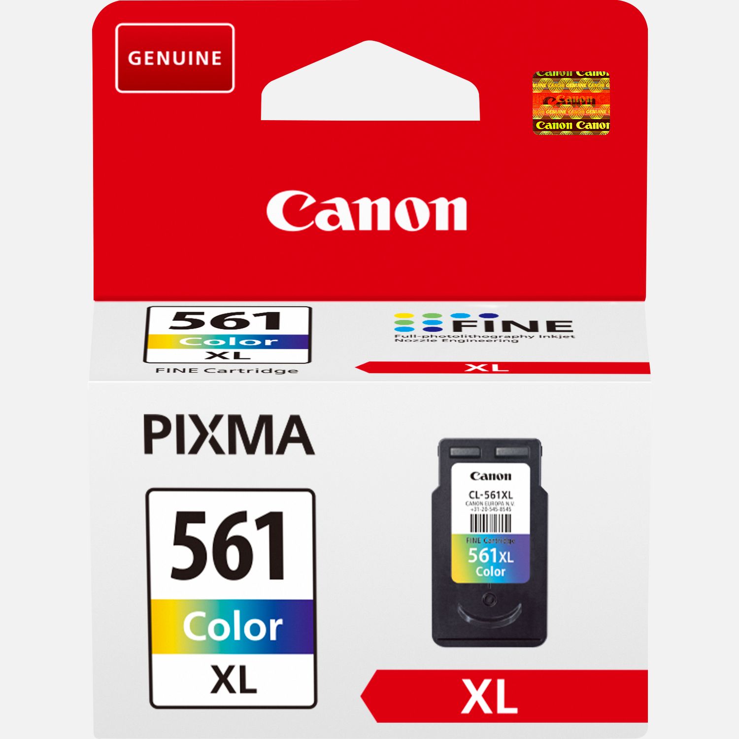 Cartouche d'encre couleur à haut rendement Canon CL-561XL