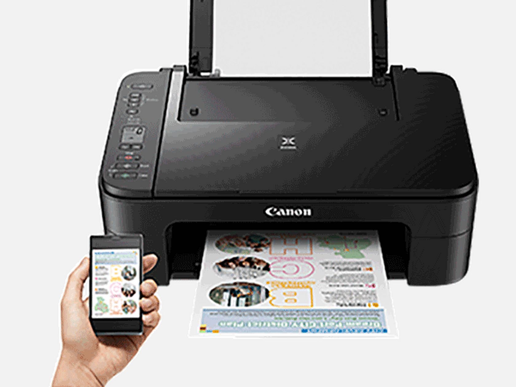 Canon PIXMA TS3350 Multifunction Wifi Printer - Black & CANON PG-545 /  CL-546 Ink Black and Colour Standard Capacity Black 180 SS Colour, Pack of  2 Blister without Alarm : : Computers & Accessories