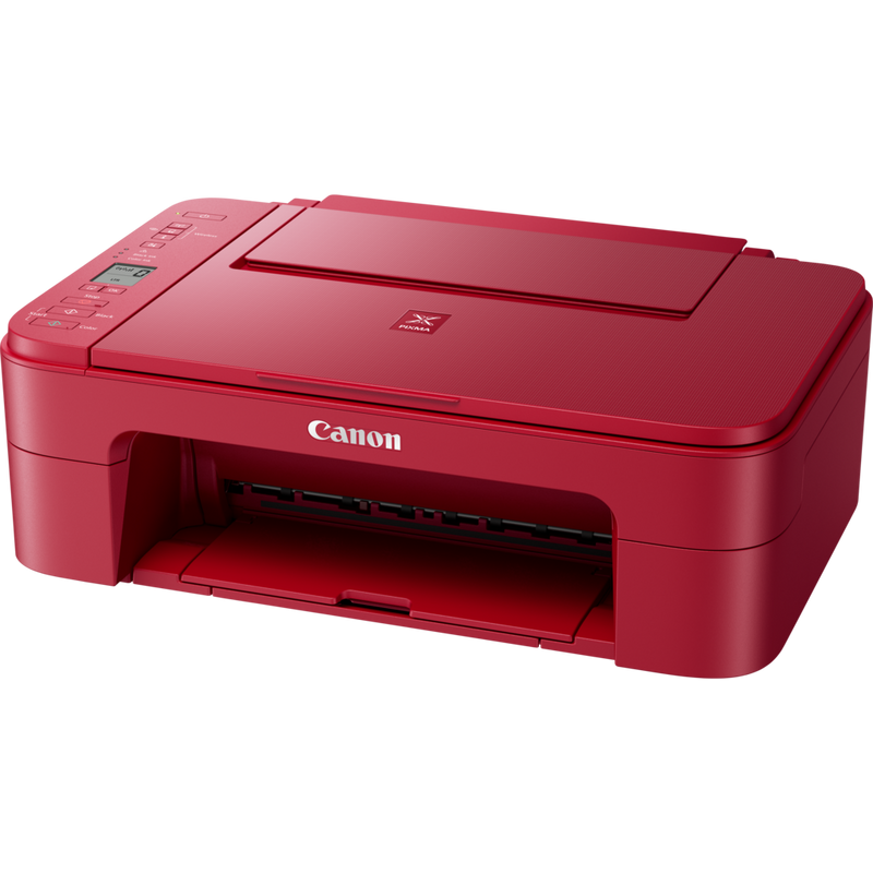 Canon PIXMA TS3352 Wireless Colour All in One Inkjet Photo Printer, Red Product Front Slant View