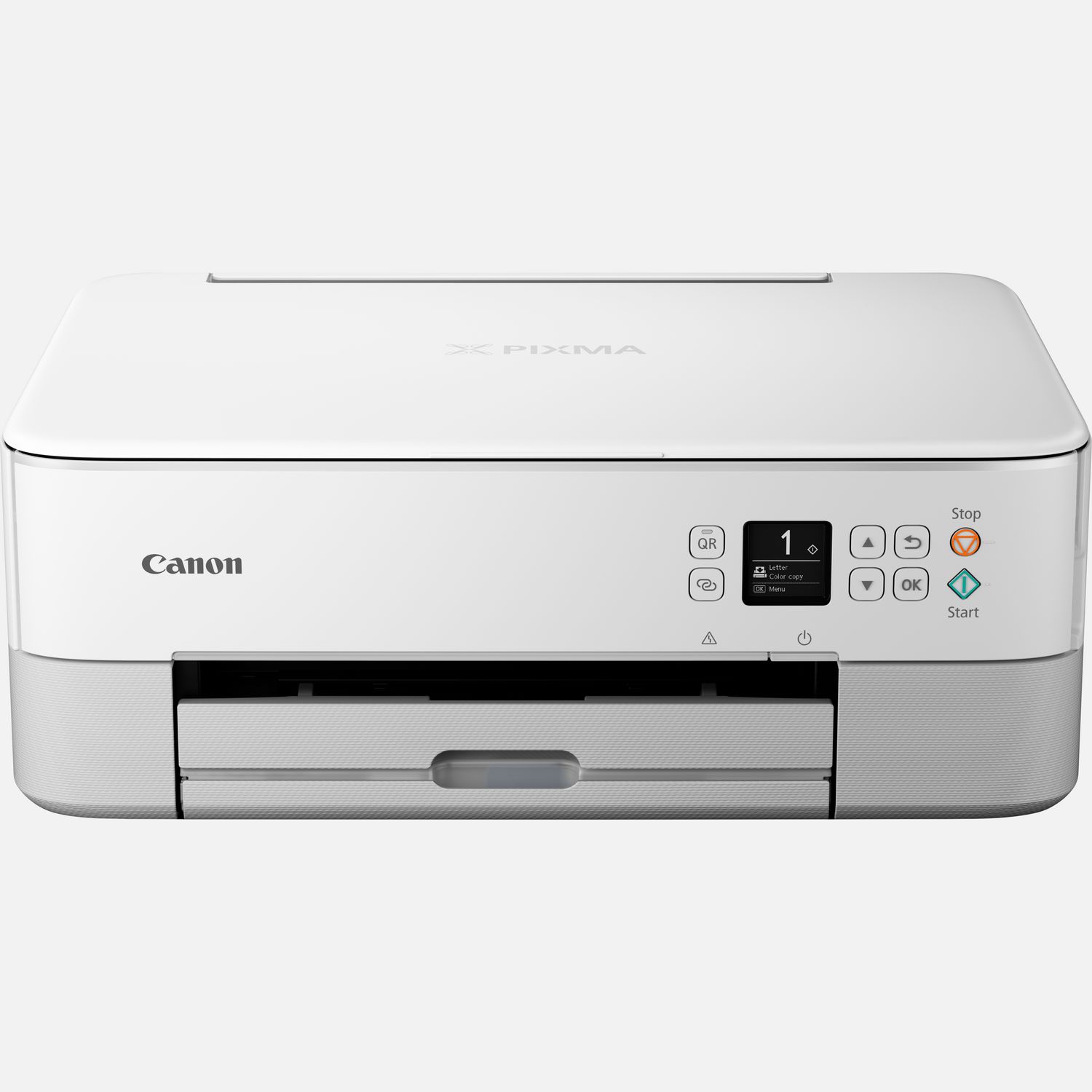 Imprimante photo jet d'encre couleur multifonctions sans fil Canon PIXMA TS5351a, blanc
