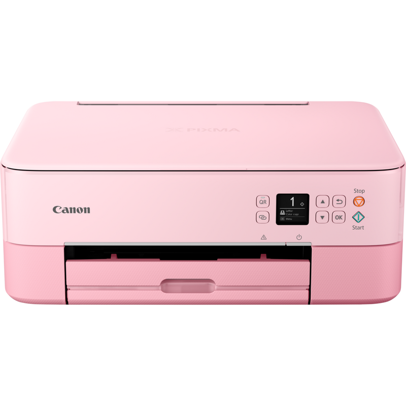 Canon PIXMA TS5352a Wireless Colour All in One Inkjet Photo Printer, Pink