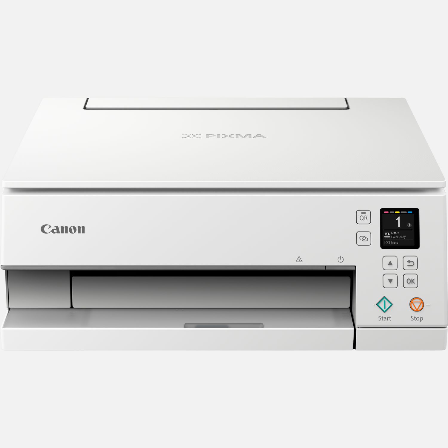 Image of Stampante fotografica wireless inkjet a colori multifunzione Canon PIXMA TS6351a, bianco