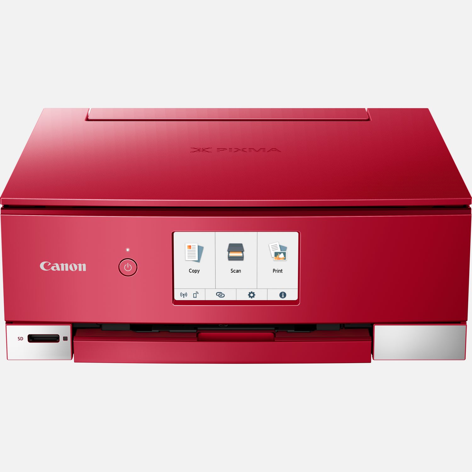 Image of Stampante fotografica wireless inkjet a colori multifunzione Canon PIXMA TS8352a, rosso