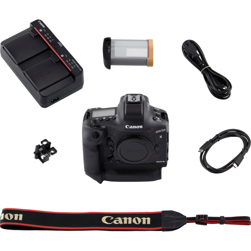 Canon EOS-1D X Mark III Body Product What's In The Box