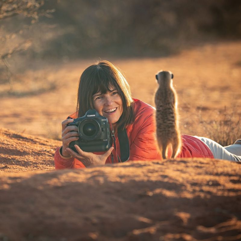 Canon EOS-1D X Mark III Body Woman Taking Photo In Outdoors