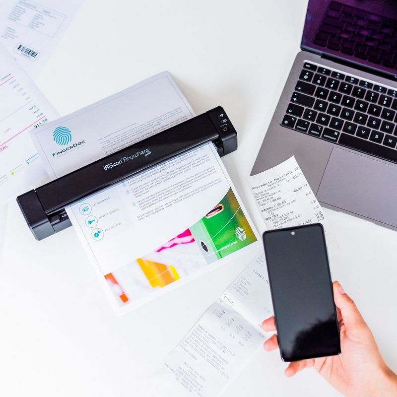 IRIScan Anywhere 6 WiFi Simplex Scanner skanner flere dokumenter