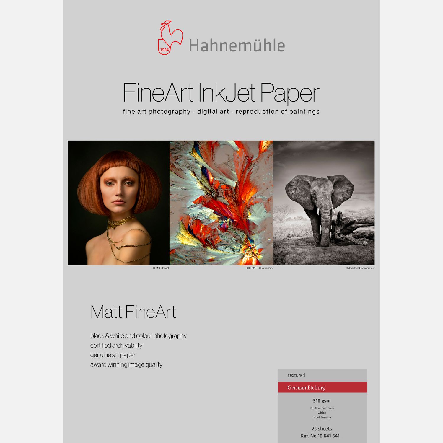 Hahnemühle German Etching 310 g/m², A3 Plus - 25 feuilles