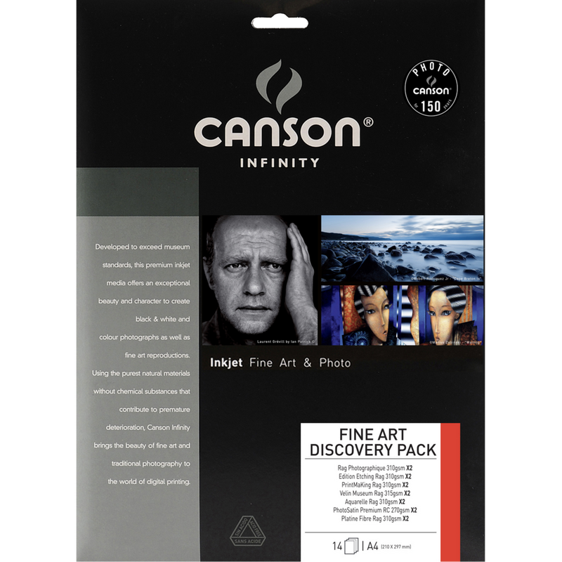 Canson Infinity Fine Art Discovery Pack, A4, 14 Sheets