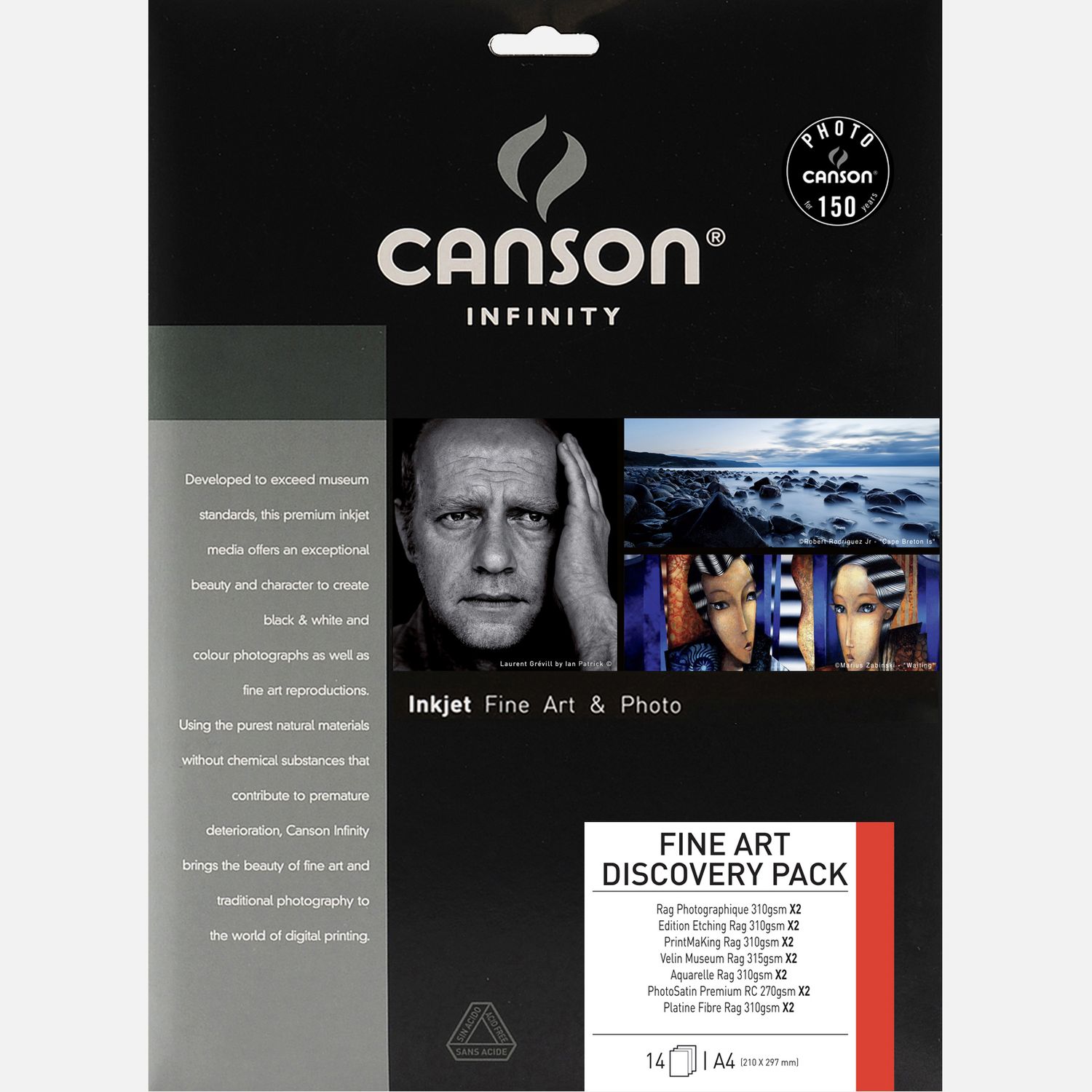 Pack Découverte Beaux-Arts de Canson Infinity, A4, 14 feuilles