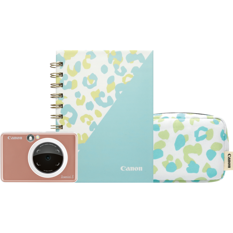 Cámara impresora fotográfica en color instantánea Canon Zoemini S, oro rosa + Diario + Estuche Producto Todos los productos colocados