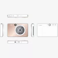 Fotocamera istantanea e stampante fotografica a colori Canon Zoemini S (oro rosa), diario e custodia Prodotto Più angolazioni