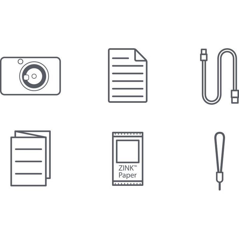 Canon Zoemini C Instant Camera Colour Photo Printer, Bubblegum Pink Product Product with Instructions