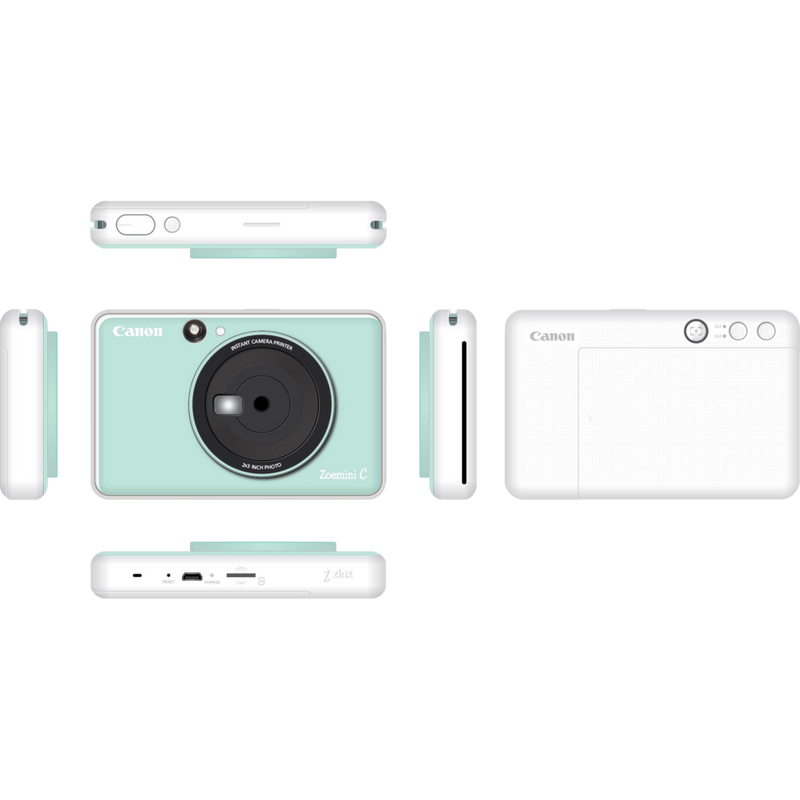 Appareil Photo Instantané Canon Zoemini C, vert menthe Produits Plusieurs angles