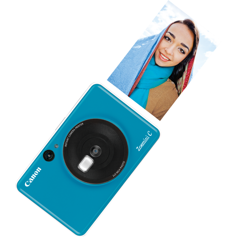 Appareil photo instantané Canon Zoemini C, Bleu Océan Produits Plusieurs angles
