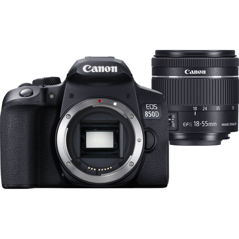 Comprar Canon EOS 850D + objetiva EF-S 18-55mm f/4-5.6 IS STM em Câmaras Wi-Fi — Loja Canon Portugal foto
