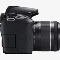 Canon EOS 850D + objetivo EF-S 18-55mm IS STM + mochila + tarjeta SD + batería de repuesto Producto Vista derecha