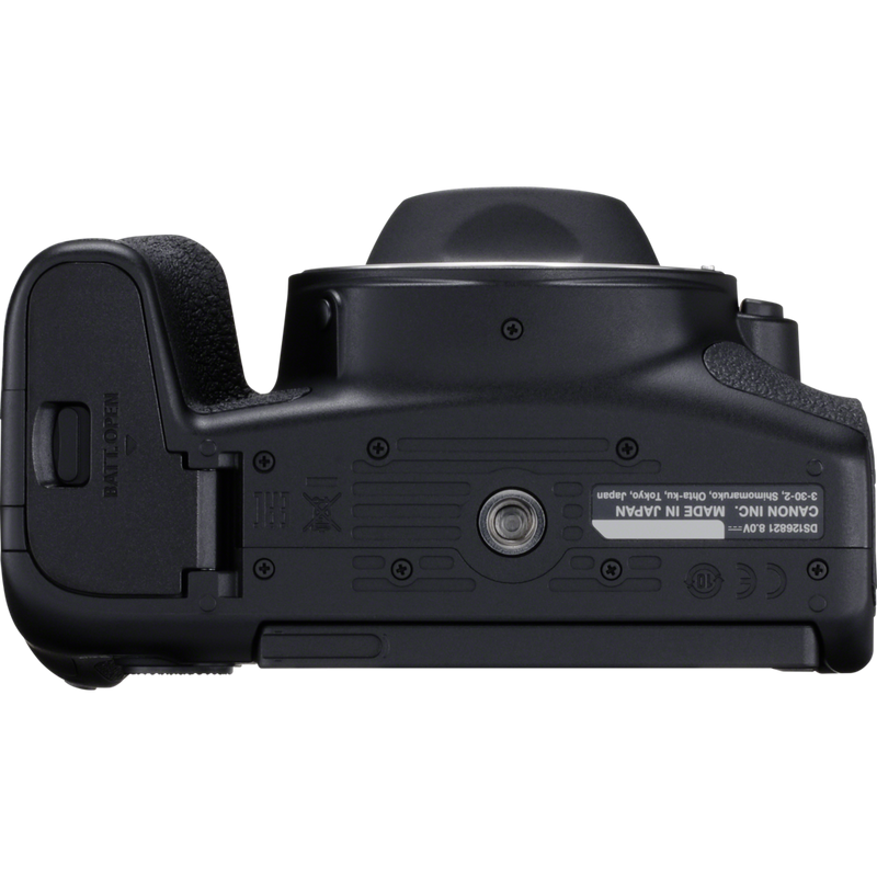 Canon EOS 850D + EF-S 18-135mm f/3.5-5.6 IS USM Lens Product Bottom View