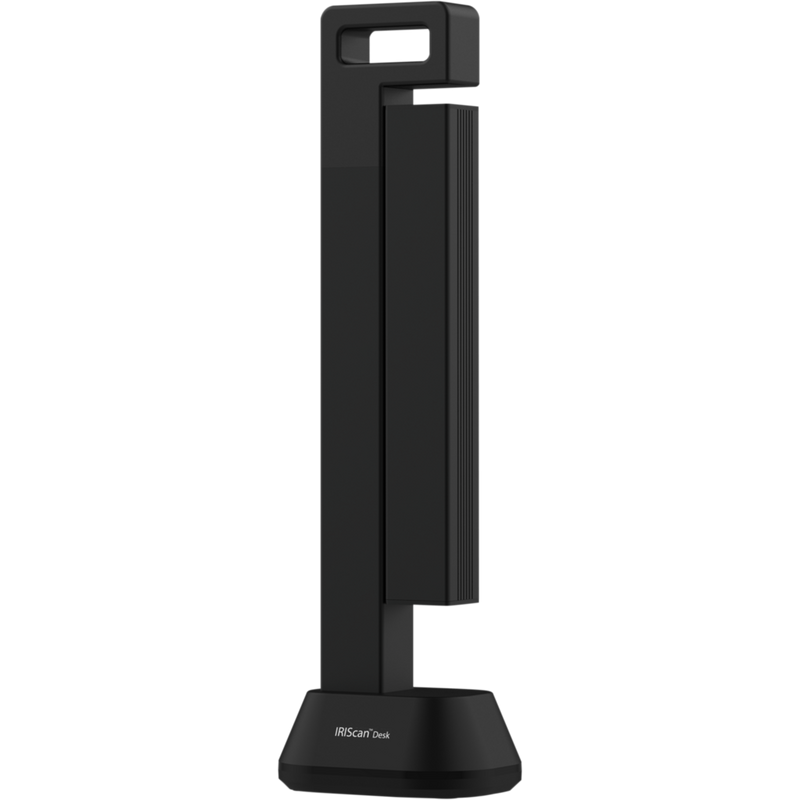 IRIScan Desk 6 Pro Document Scanner Product Front Left view when product is folded