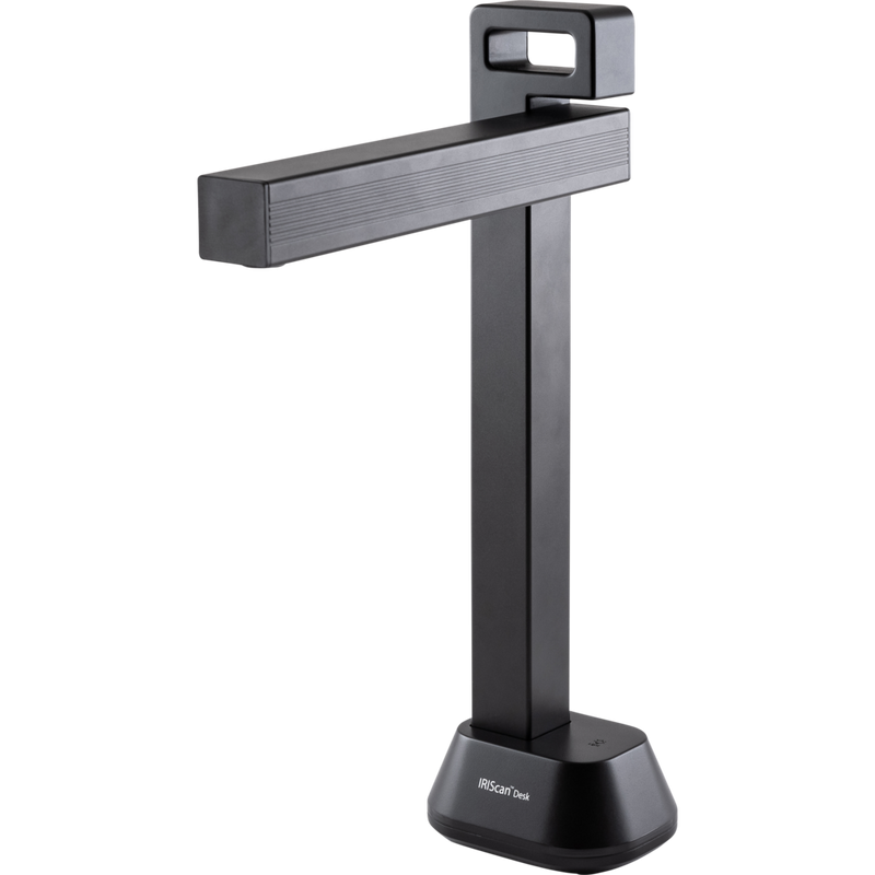 IRIScan Desk 6 Pro Document Scanner Product Front Left view when product is open