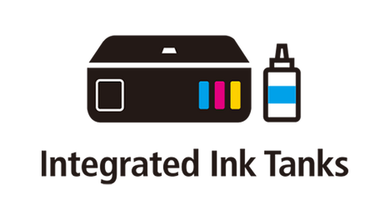 4 easily refillable ink tank