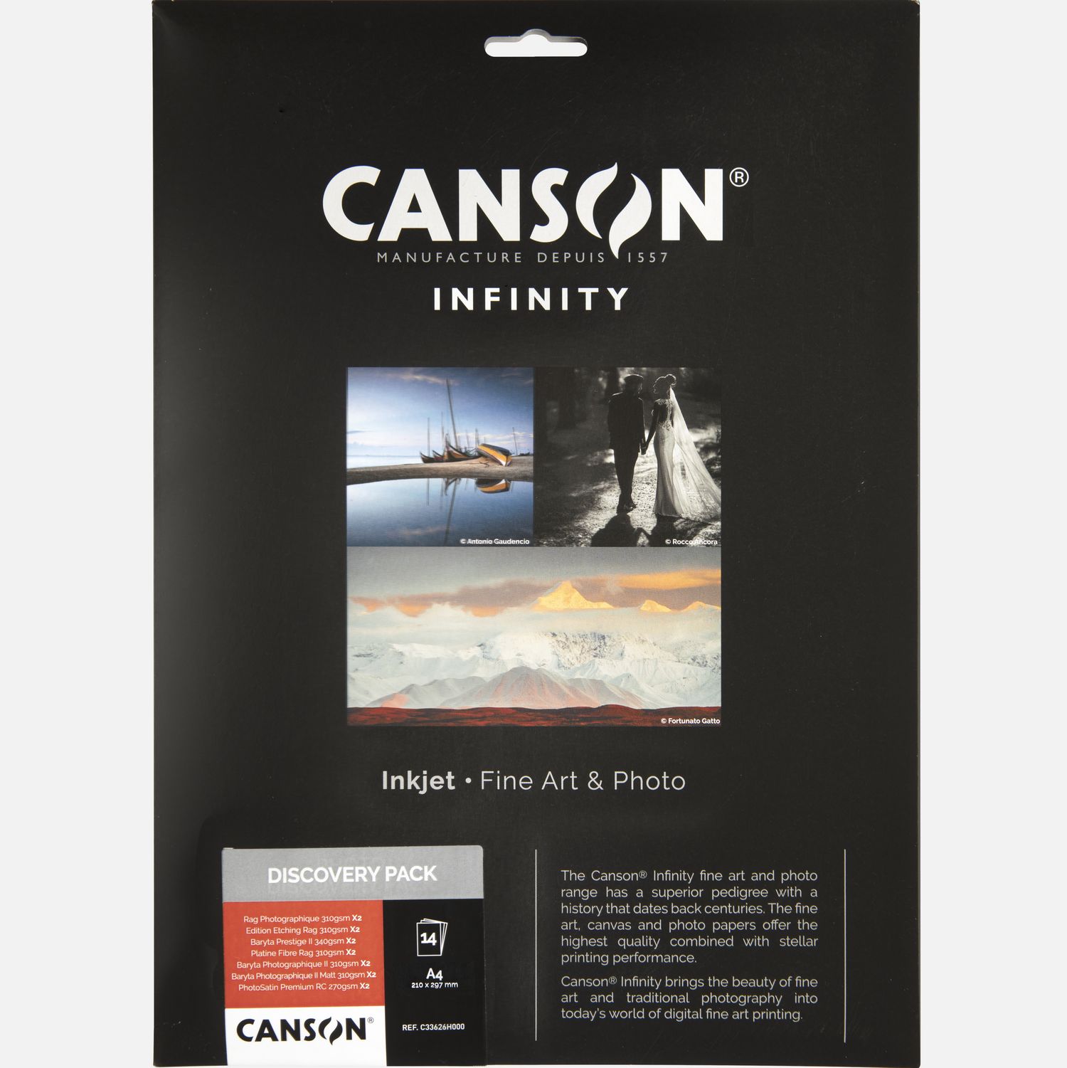 Pack Découverte Canson® Infinity, A4, 14 feuilles