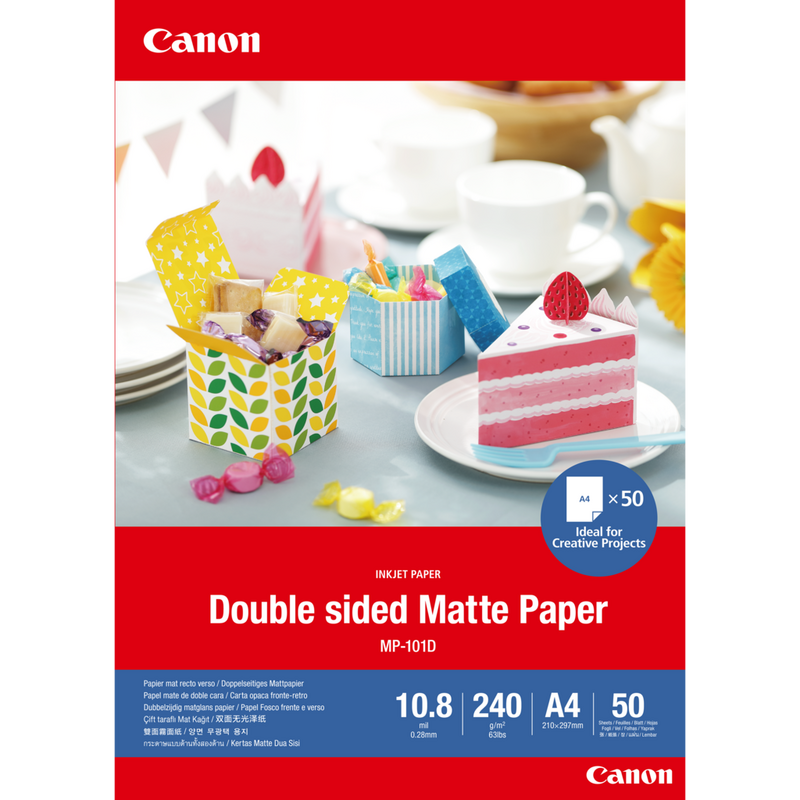 Canon MP-101D Double-sided Matte Paper, A4, 50 sheets